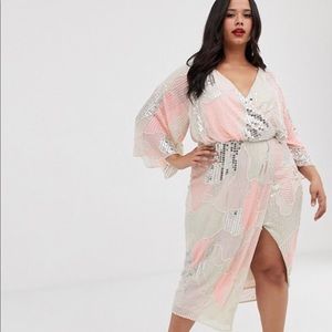 Pastel sequins dress from ASOS .